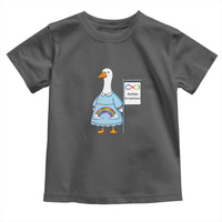 Autism Acceptance Toddler T Shirt Neurodivergent Awareness Silly Goose Support