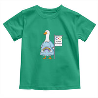 Autism Acceptance Toddler T Shirt Neurodivergent Awareness Silly Goose Support