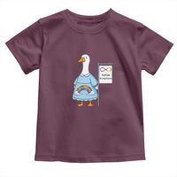 Autism Acceptance Toddler T Shirt Neurodivergent Awareness Silly Goose Support