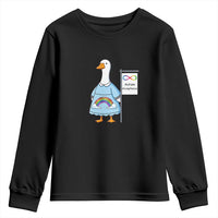 Autism Acceptance Youth Sweatshirt Neurodivergent Awareness Silly Goose Support