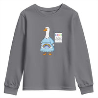 Autism Acceptance Youth Sweatshirt Neurodivergent Awareness Silly Goose Support