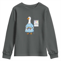 Autism Acceptance Youth Sweatshirt Neurodivergent Awareness Silly Goose Support