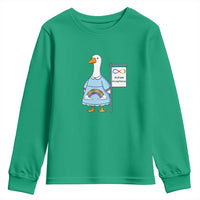 Autism Acceptance Youth Sweatshirt Neurodivergent Awareness Silly Goose Support
