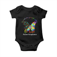 Autism Acceptance Baby Onesie In A World Where You Can Be Anything Be Kind Butterfly Puzzle