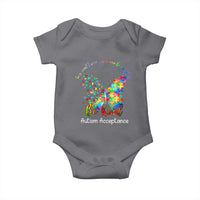 Autism Acceptance Baby Onesie In A World Where You Can Be Anything Be Kind Butterfly Puzzle