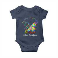 Autism Acceptance Baby Onesie In A World Where You Can Be Anything Be Kind Butterfly Puzzle