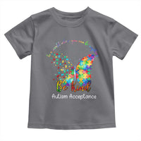 Autism Acceptance Toddler T Shirt In A World Where You Can Be Anything Be Kind Butterfly Puzzle