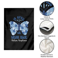 Autism Acceptance Garden Flag In April We Wear Blue Special Education Teacher
