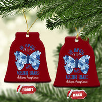 Autism Acceptance Ceramic Ornament In April We Wear Blue Special Education Teacher