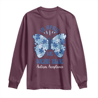 Autism Acceptance Long Sleeve Shirt In April We Wear Blue Special Education Teacher