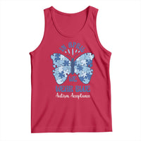 Autism Acceptance Tank Top In April We Wear Blue Special Education Teacher