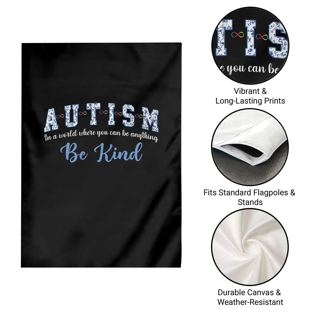 Autism Awareness Garden Flag Neurodivergent Pride Infinity Symbol Support
