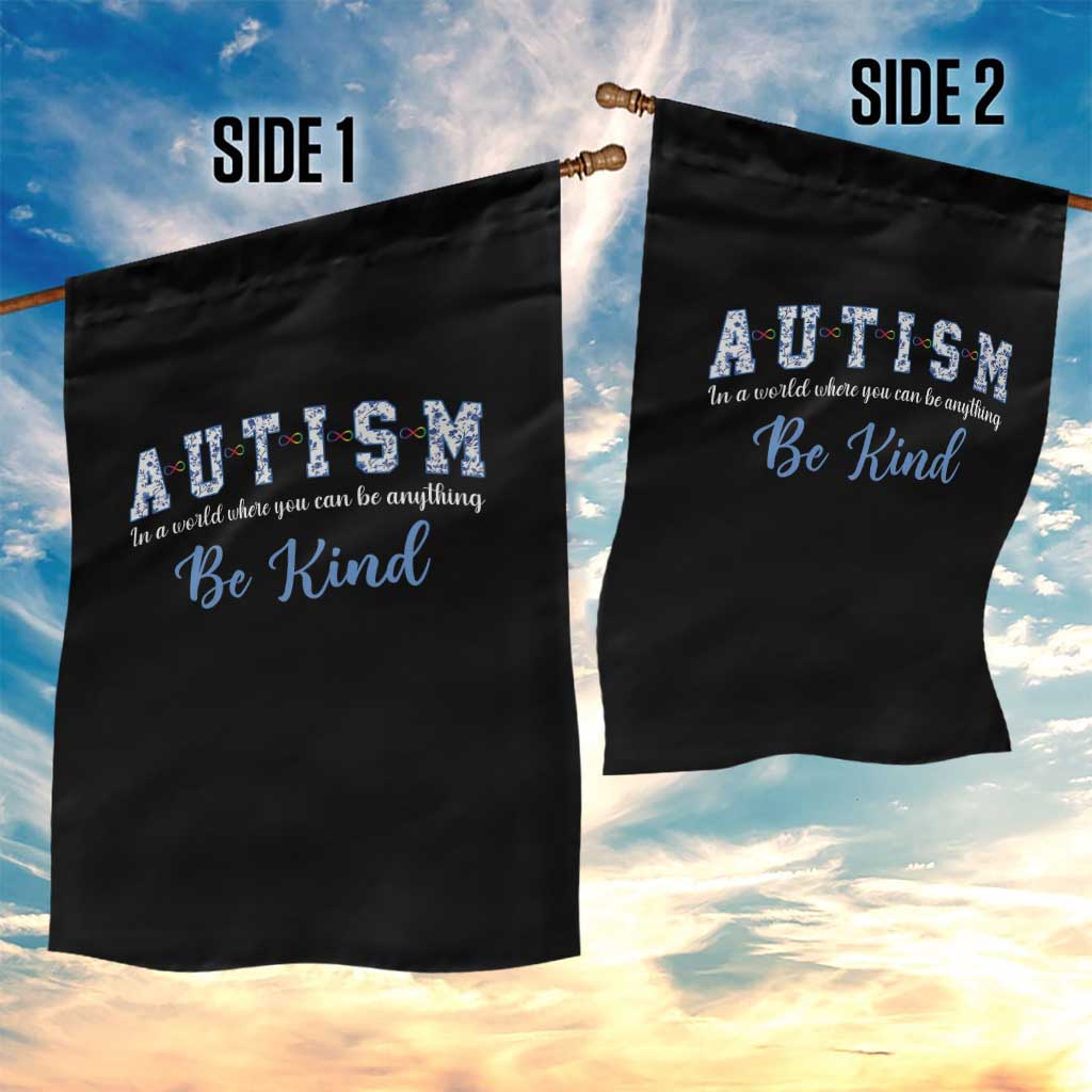 Autism Awareness Garden Flag Neurodivergent Pride Infinity Symbol Support