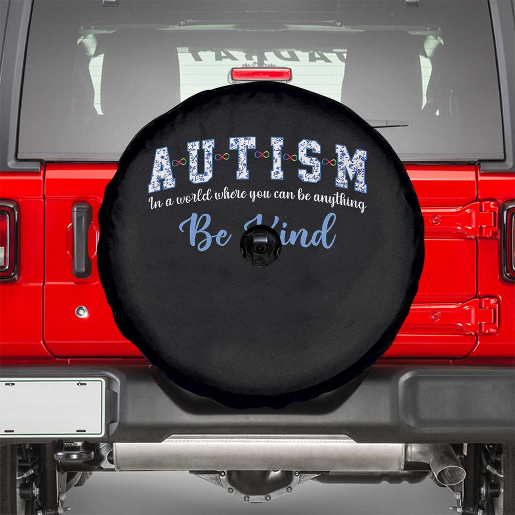 Autism Awareness Spare Tire Cover Neurodivergent Pride Infinity Symbol Support