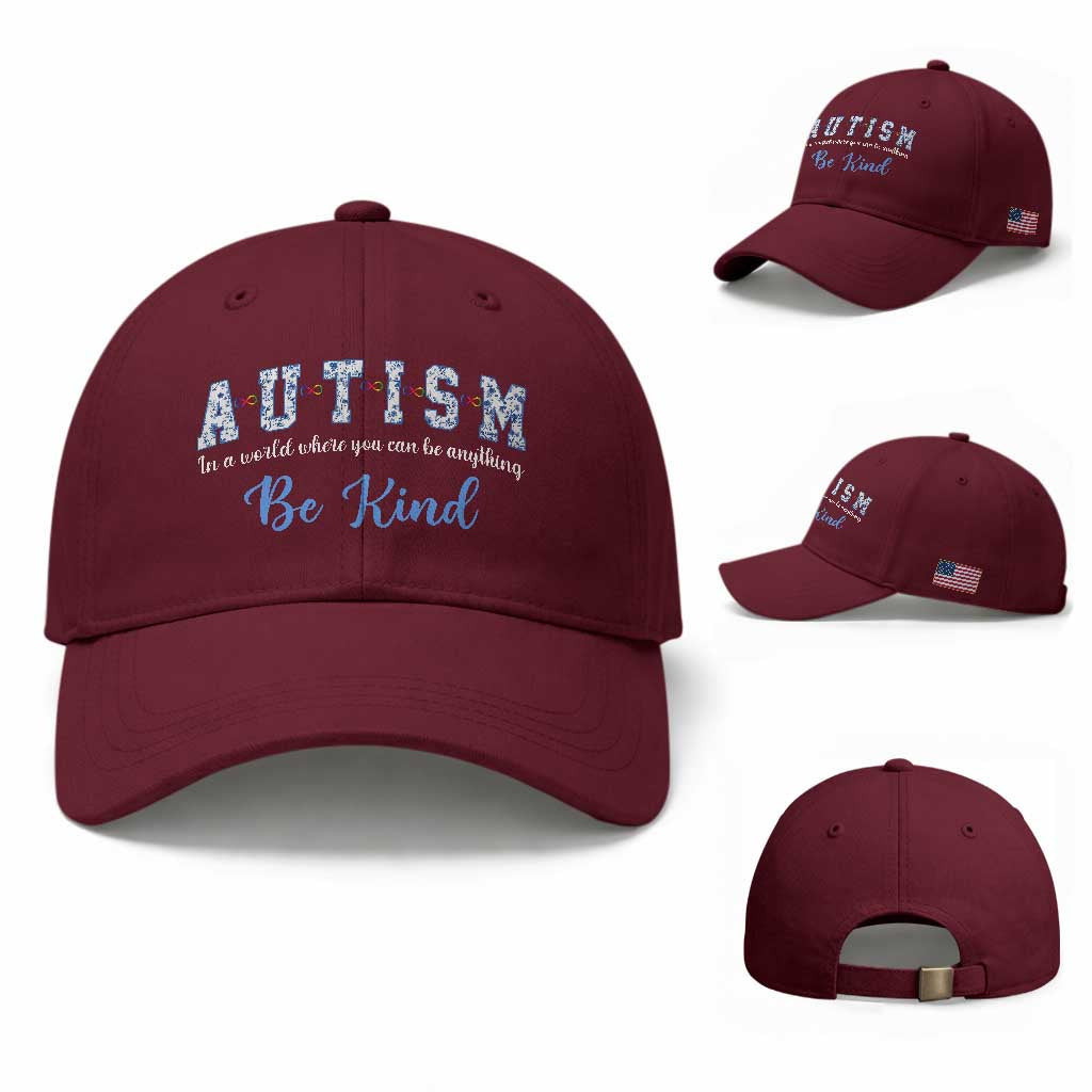 Autism Awareness Baseball Cap Neurodivergent Pride Infinity Symbol Support