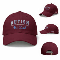 Autism Awareness Baseball Cap Neurodivergent Pride Infinity Symbol Support