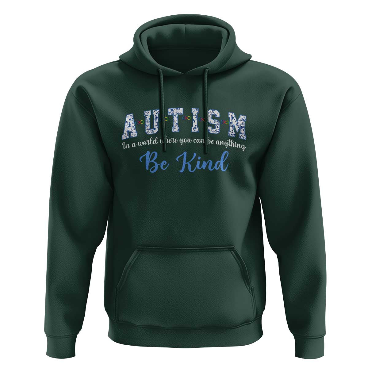 Autism Awareness Hoodie Neurodivergent Pride Infinity Symbol Support