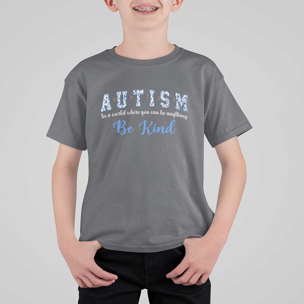 Autism Awareness T Shirt For Kid Neurodivergent Pride Infinity Symbol Support