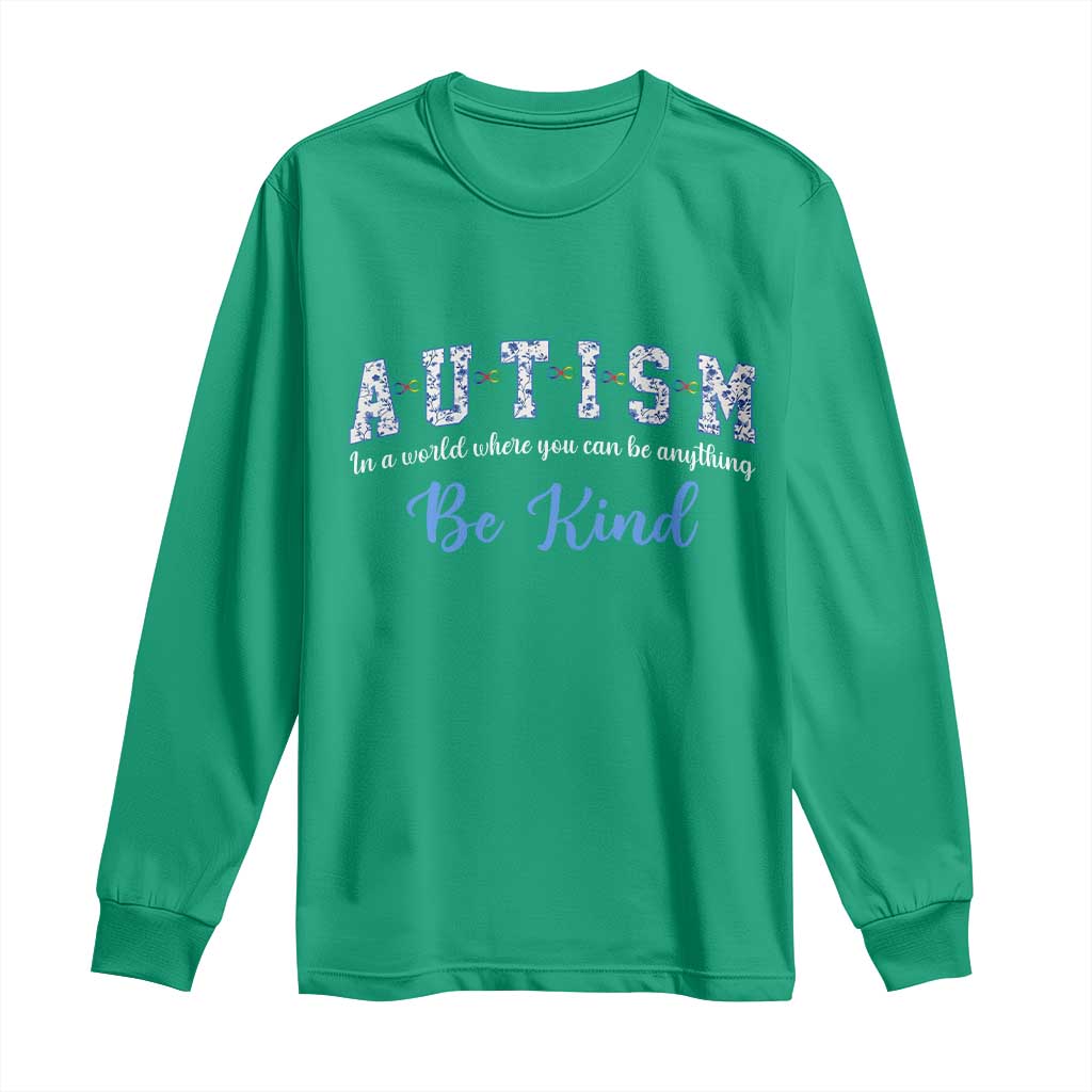 Autism Awareness Long Sleeve Shirt Neurodivergent Pride Infinity Symbol Support