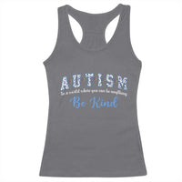 Autism Awareness Racerback Tank Top Neurodivergent Pride Infinity Symbol Support