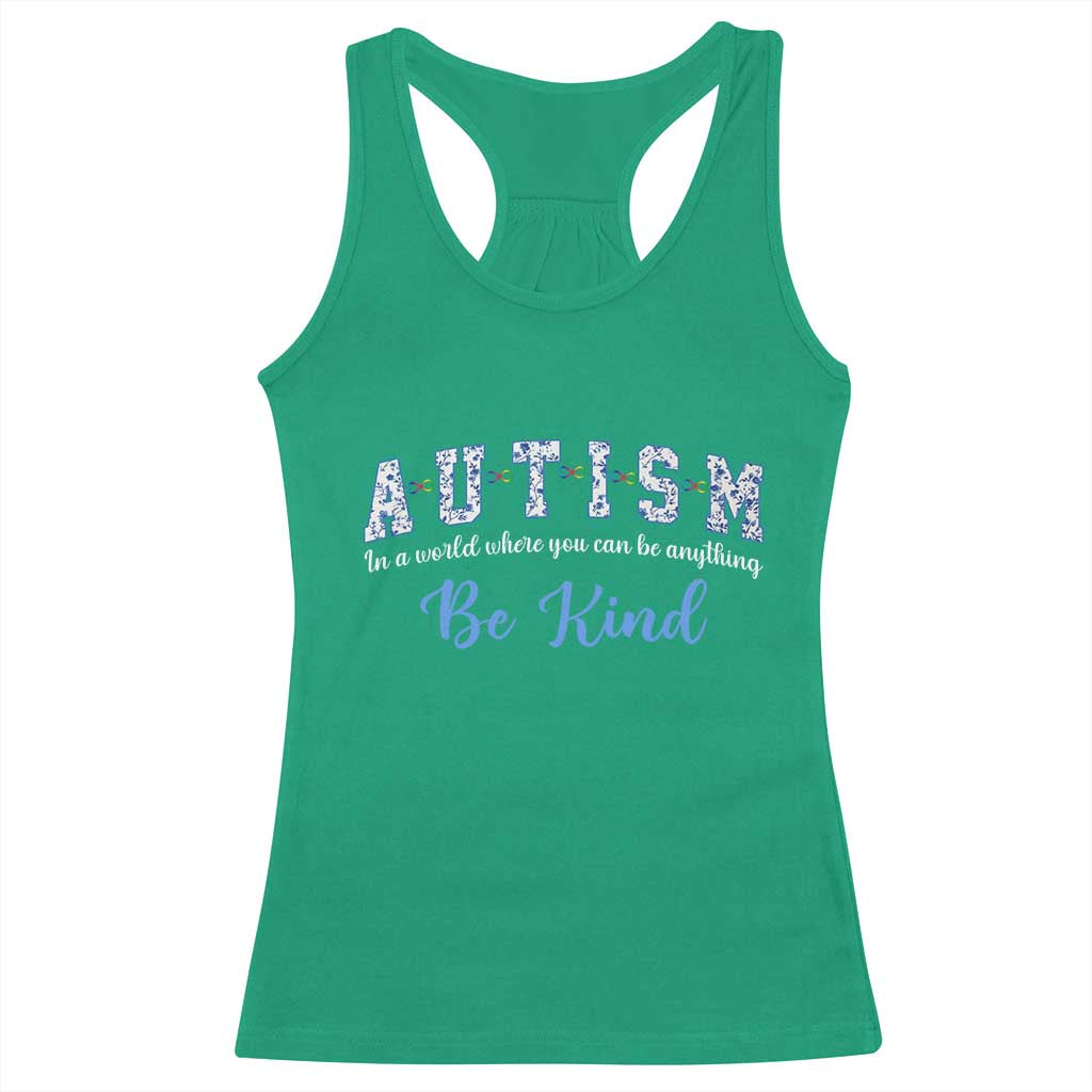 Autism Awareness Racerback Tank Top Neurodivergent Pride Infinity Symbol Support