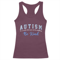 Autism Awareness Racerback Tank Top Neurodivergent Pride Infinity Symbol Support