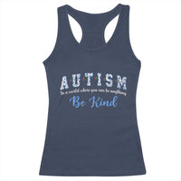 Autism Awareness Racerback Tank Top Neurodivergent Pride Infinity Symbol Support