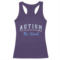 Autism Awareness Racerback Tank Top Neurodivergent Pride Infinity Symbol Support