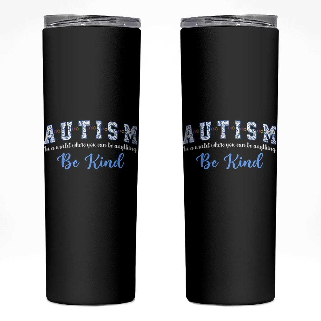 Autism Awareness Skinny Tumbler Neurodivergent Pride Infinity Symbol Support