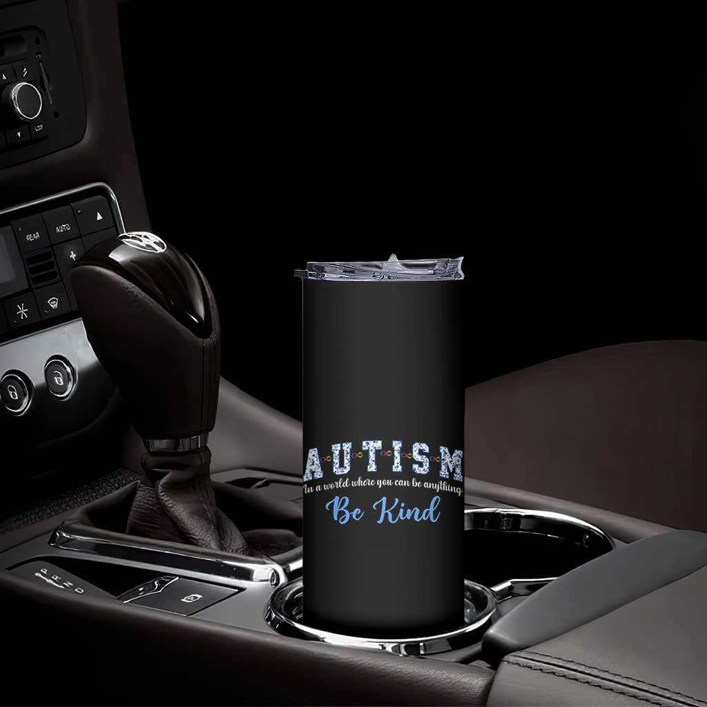 Autism Awareness Skinny Tumbler Neurodivergent Pride Infinity Symbol Support