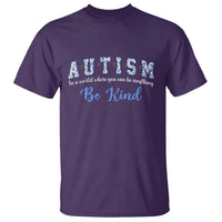 Autism Awareness T Shirt Neurodivergent Pride Infinity Symbol Support