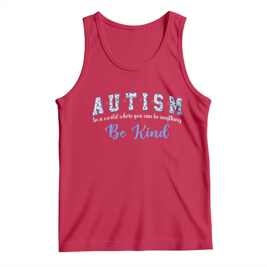 Autism Awareness Tank Top Neurodivergent Pride Infinity Symbol Support