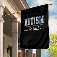 Autism Acceptance Garden Flag In A World Where You Can Be Anything Be Kind