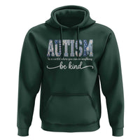 Autism Acceptance Hoodie In A World Where You Can Be Anything Be Kind