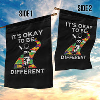 Autism Acceptance Garden Flag It's Okay To Be Different