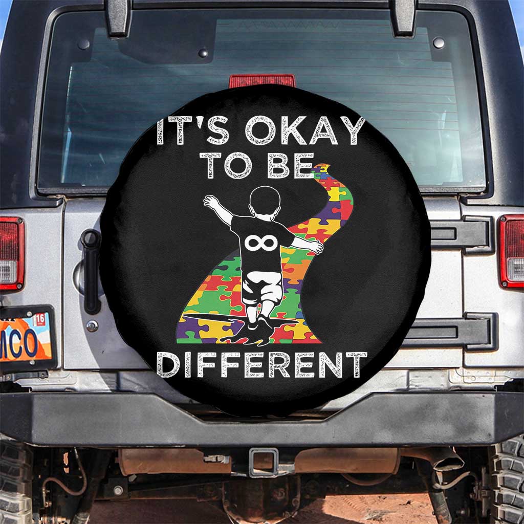 Autism Acceptance Spare Tire Cover It's Okay To Be Different