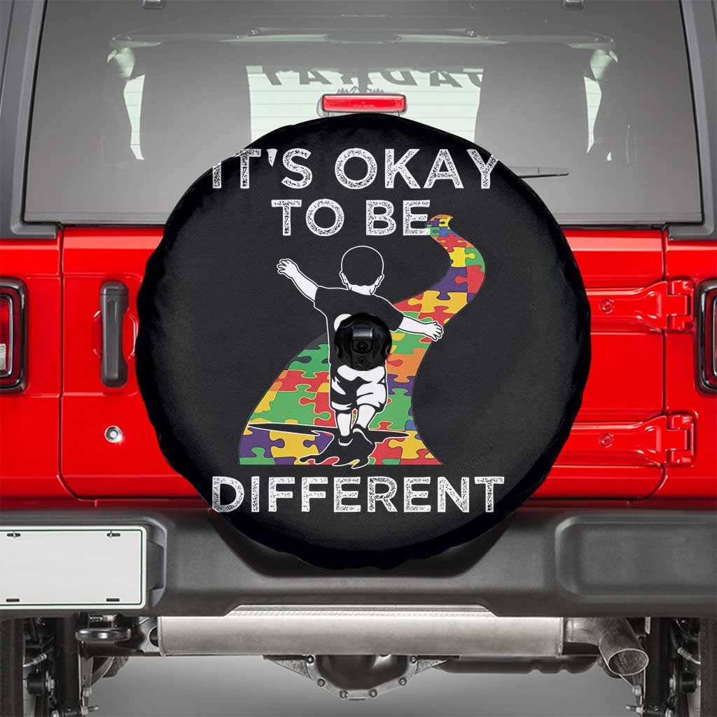 Autism Acceptance Spare Tire Cover It's Okay To Be Different