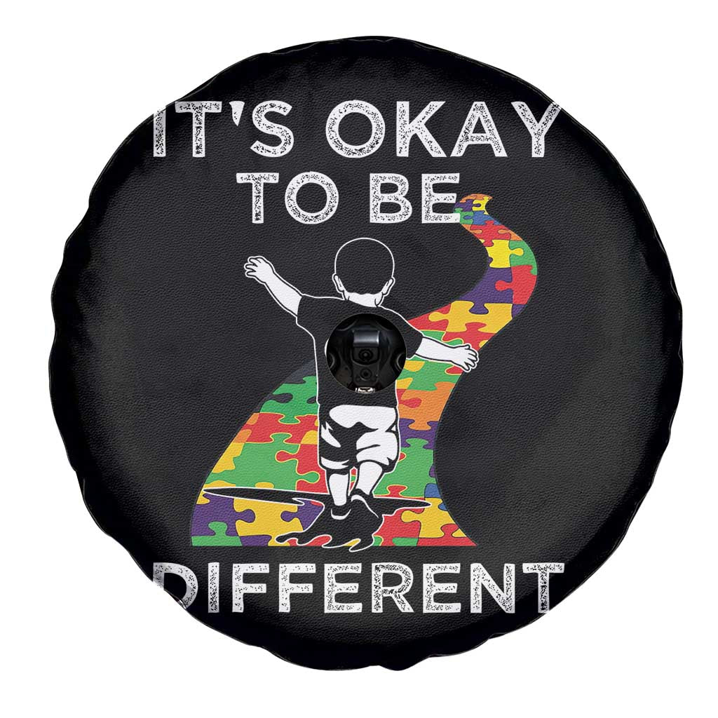 Autism Acceptance Spare Tire Cover It's Okay To Be Different