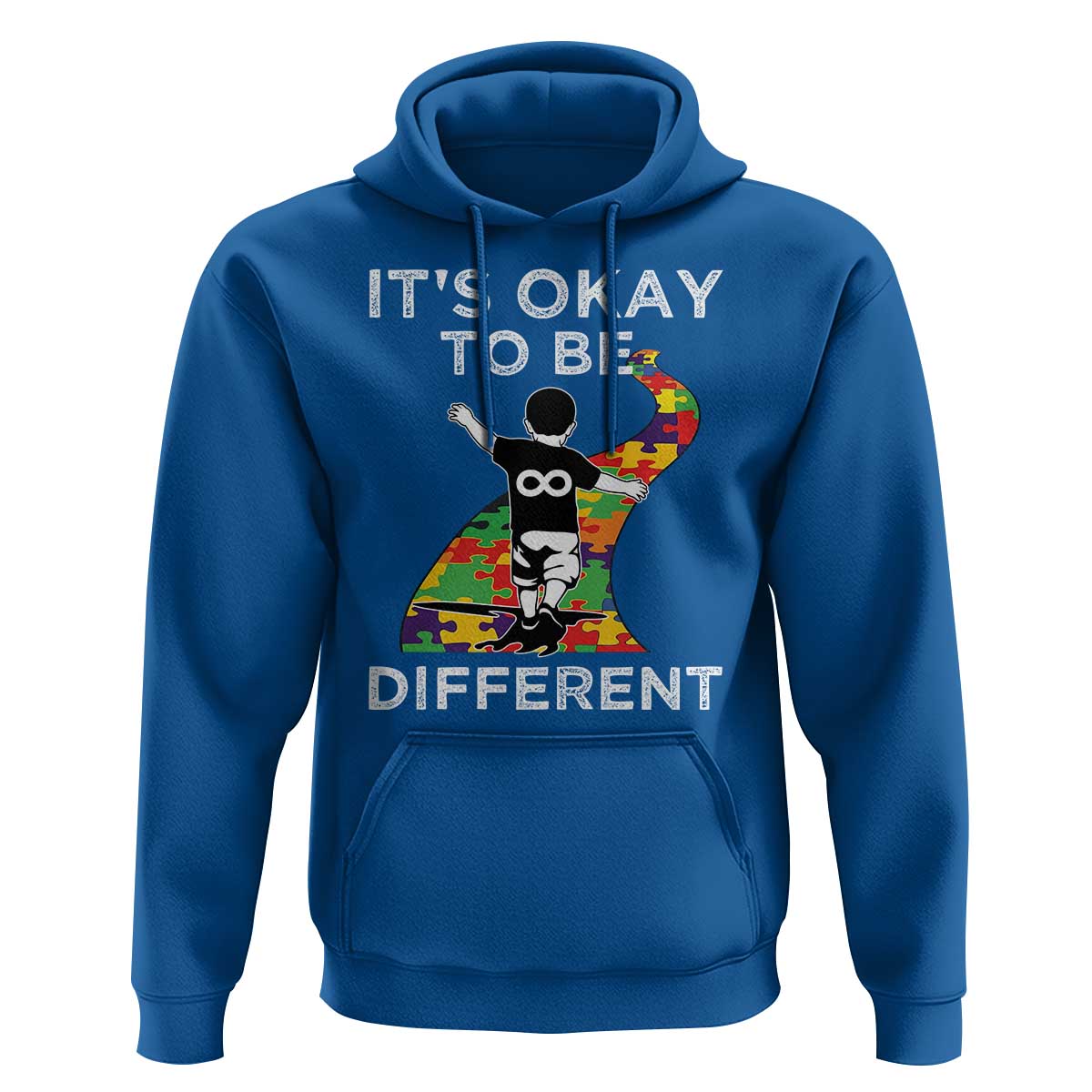 Autism Acceptance Hoodie It's Okay To Be Different