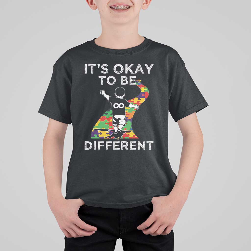 Autism Acceptance T Shirt For Kid It's Okay To Be Different