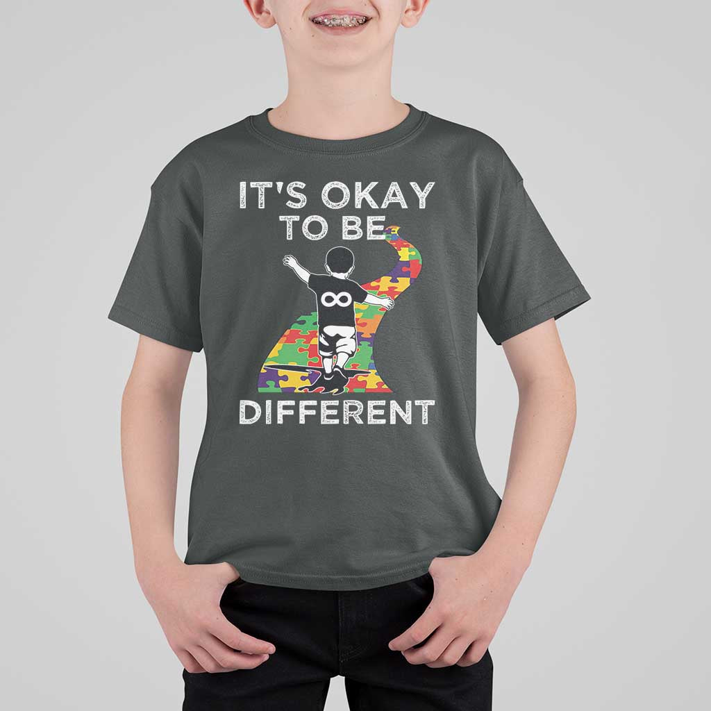 Autism Acceptance T Shirt For Kid It's Okay To Be Different