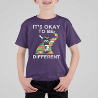 Autism Acceptance T Shirt For Kid It's Okay To Be Different