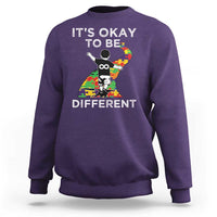 Autism Acceptance Sweatshirt It's Okay To Be Different
