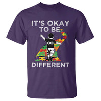 Autism Acceptance T Shirt It's Okay To Be Different