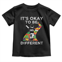 Autism Acceptance Toddler T Shirt It's Okay To Be Different