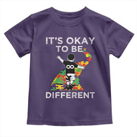 Autism Acceptance Toddler T Shirt It's Okay To Be Different