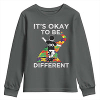 Autism Acceptance Youth Sweatshirt It's Okay To Be Different