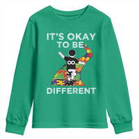 Autism Acceptance Youth Sweatshirt It's Okay To Be Different