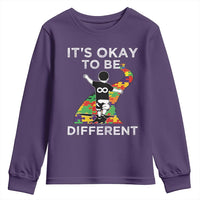Autism Acceptance Youth Sweatshirt It's Okay To Be Different