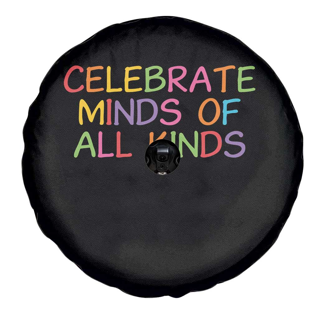 Autism Acceptance Spare Tire Cover Celebrate Minds of All Kinds